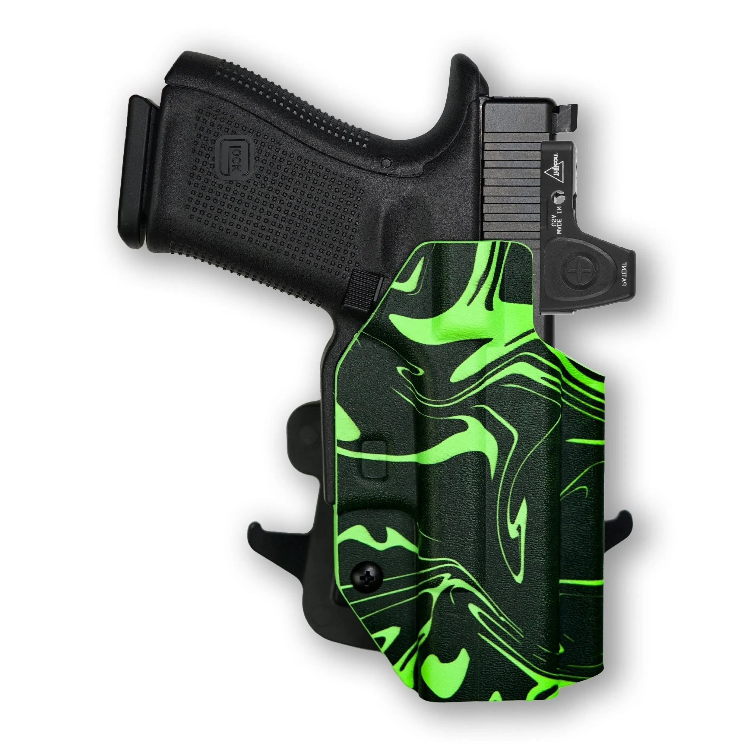 Walther PDP Pro SD Compact 4" with Streamlight TLR-1/1S/HL Light Red Dot Optic Cut OWB Holster