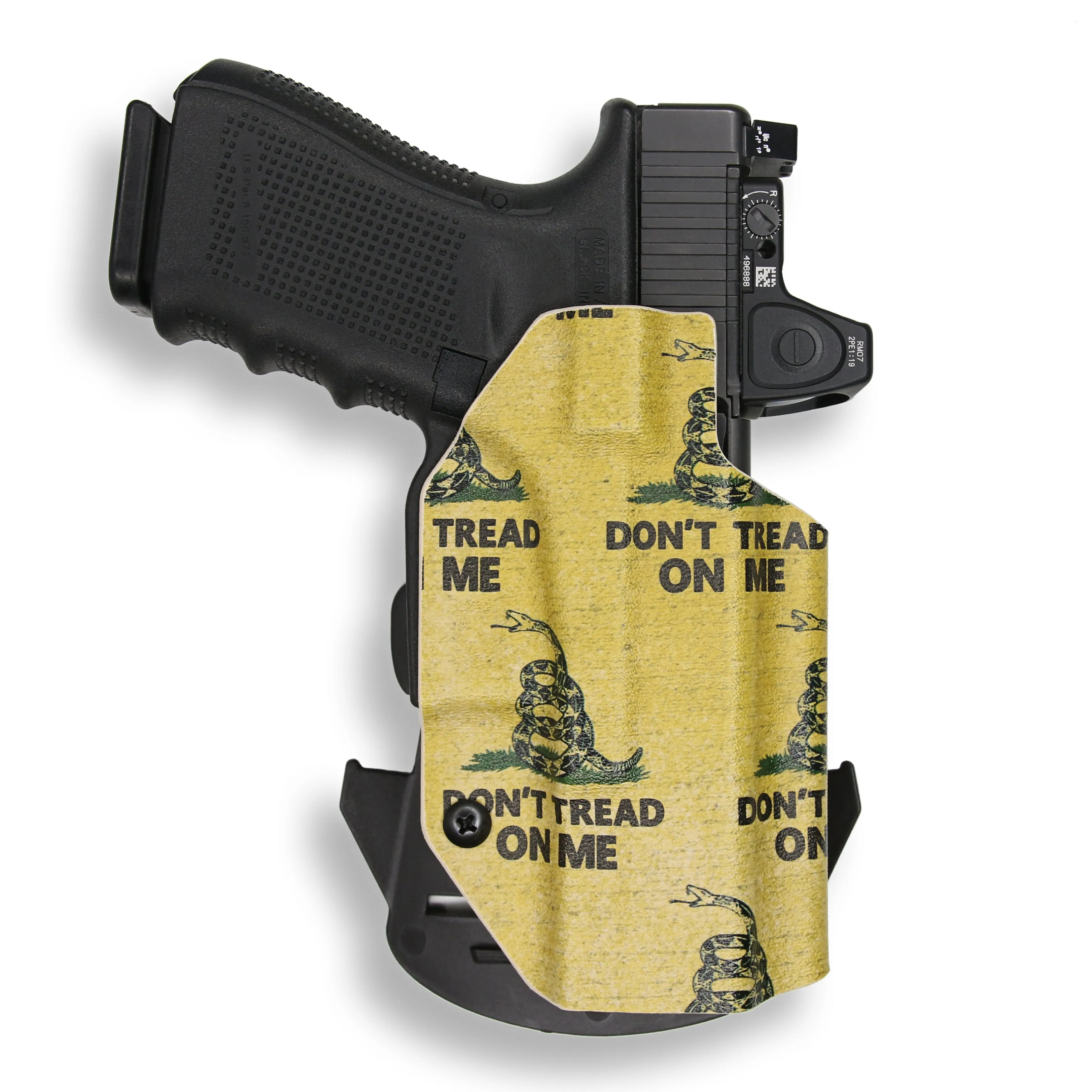Walther PDP Pro SD Compact 4" with Streamlight TLR-1/1S/HL Light Red Dot Optic Cut OWB Holster