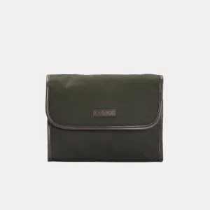 Wax Hanging Washbag (Olive)
