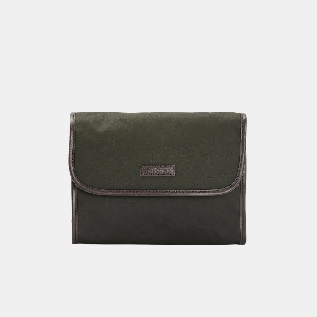 Wax Hanging Washbag (Olive)